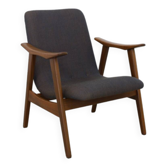Lounge Chair in Teak by Louis van Teeffelen for Wébé, 1960s