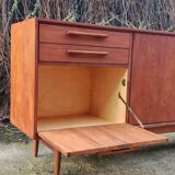 Mid Century Modern Teak Commode by Swiss Teak 1963