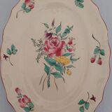 Plat en faïence de lunéville
