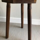 Tabouret tripode bois