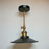 Pair of industrial metal sconces