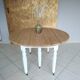 Renovated oak folding table
