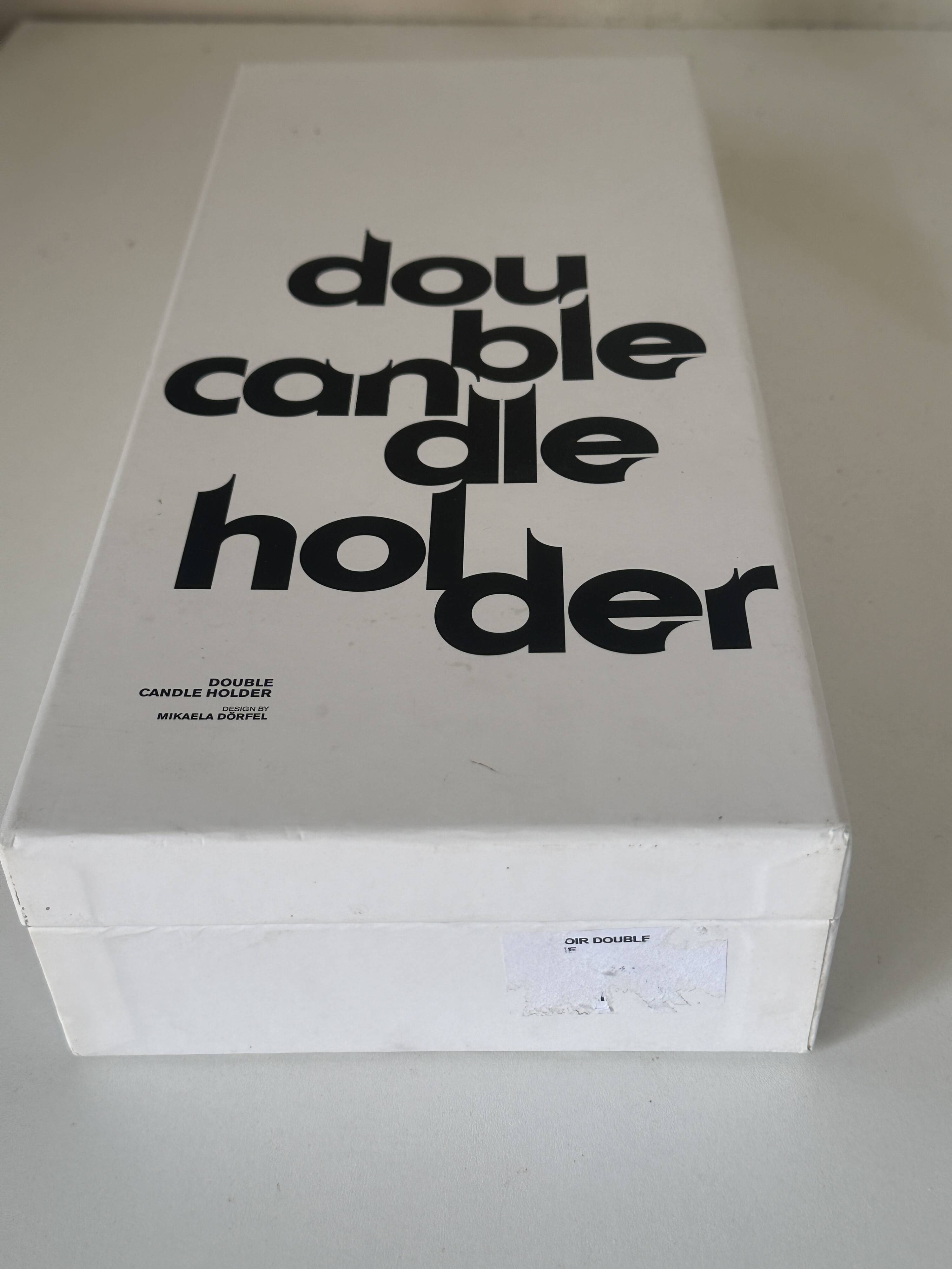 Pair of vintage IKEA Mikaela Dorfel design candlesticks