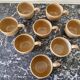 Tasses à thé grès Village France CNP