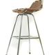 Charlotte Perriand "Les Arcs" vintage saddle leather bar stool – 1960s