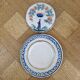 Old butter dish Henriot Quimper earthenware from Brittany
