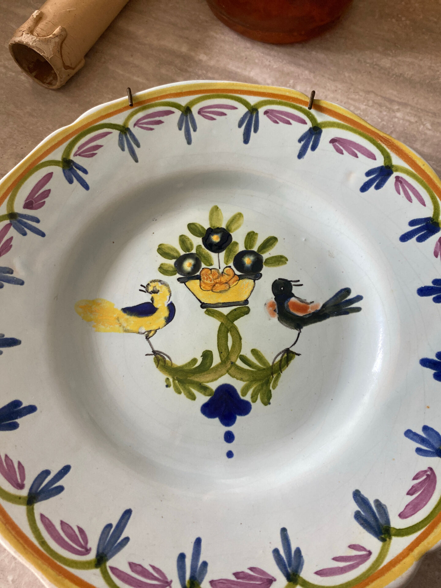 Assiette Vieux Nevers