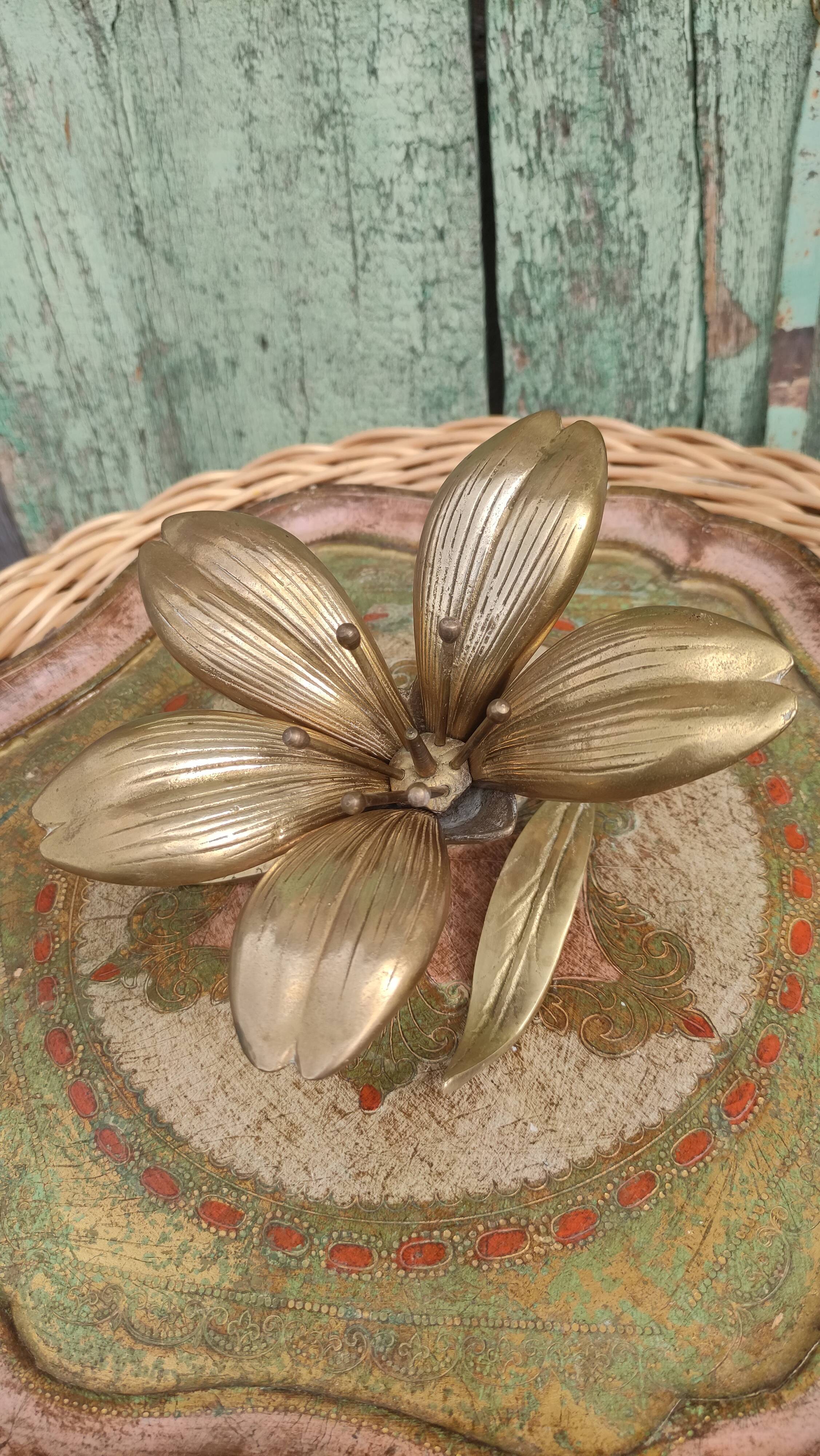 Vintage brass ashtray