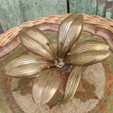 Vintage brass ashtray