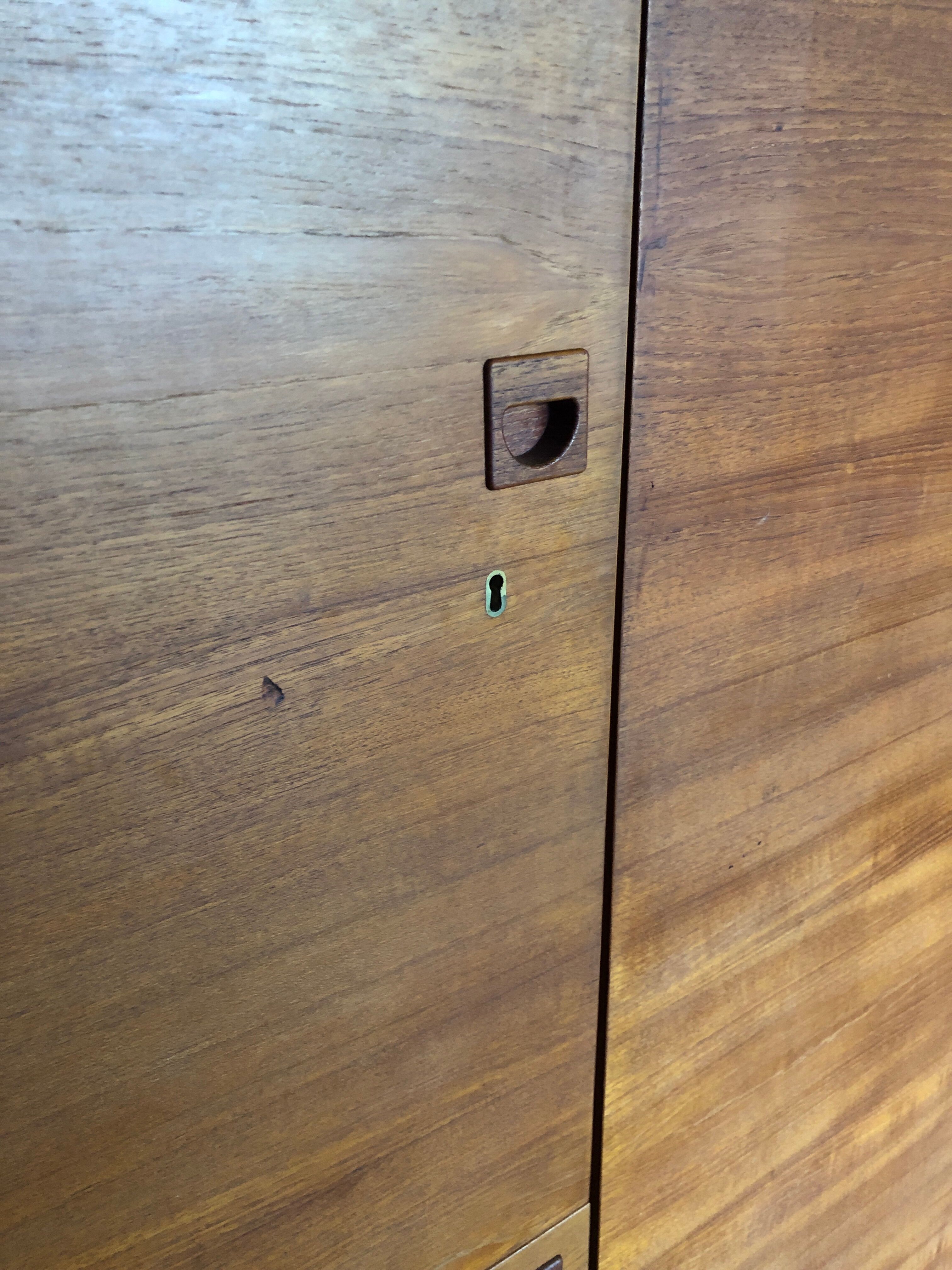 Teak wardrobe André Monpoix