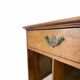 Antique Italian bedside table in solid walnut, 1920s/1930s