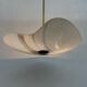 Screen-printed glass pendant from the 1960s