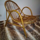 Scandinavian rattan chair