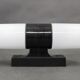 Mid-century Bakelite and glass wall light, Czechoslovakia, 1960s