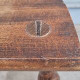 Solid wood tripod stool