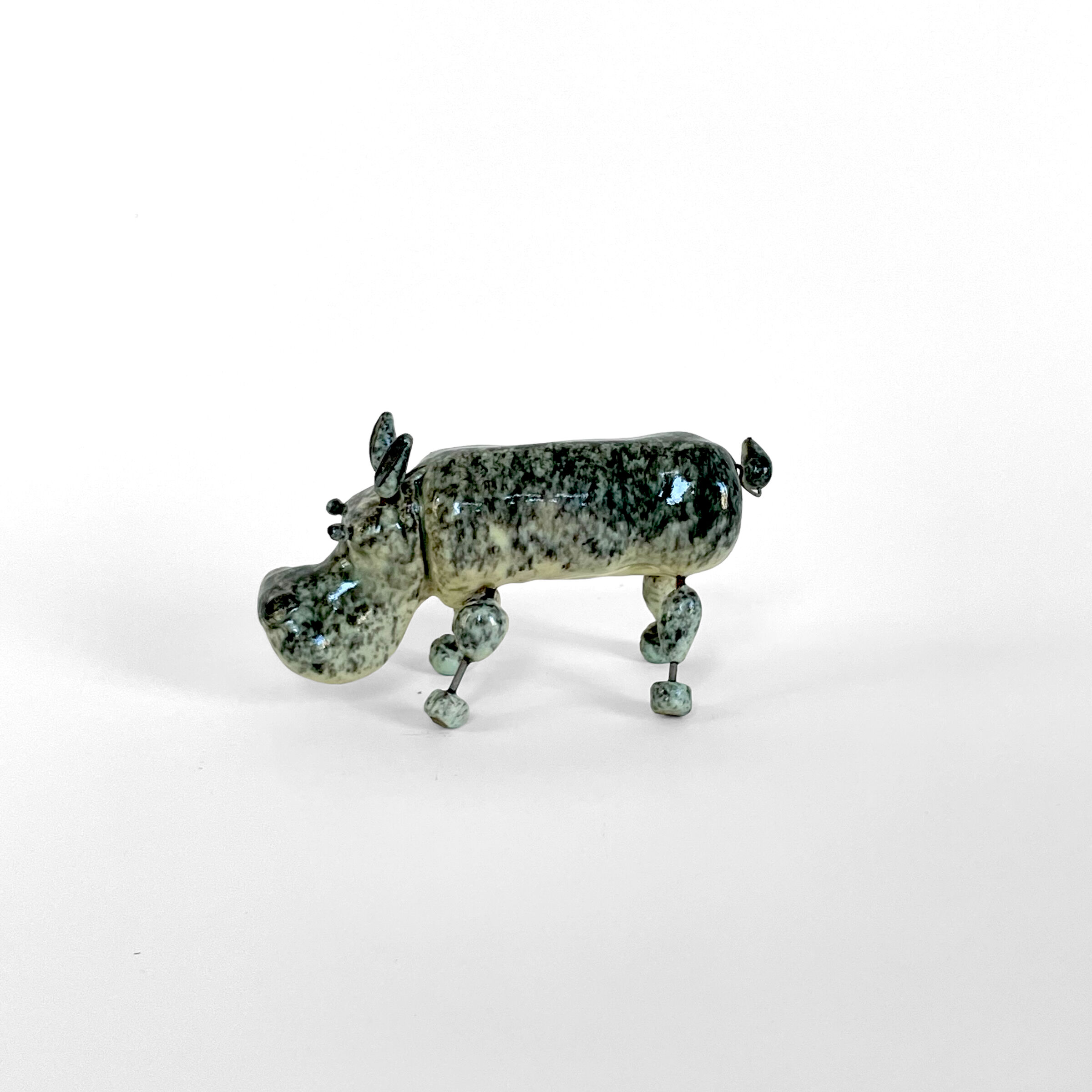 Ceramic figurine of Accolay, France, 1960
