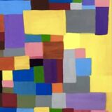 Yellow Abstract Painting
