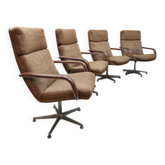 Dutch vintage design channel desk chair Artifort Geoffrey Harcourt