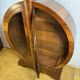 Vintage Art Deco Globe Round Display Cabinet Figured Walnut Circa 1930