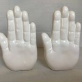 Pair of hand bookends