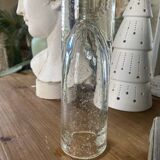 Vintage bubbled glass vase, 1970