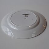 Petite assiette Sarreguemines au décor bleu canard