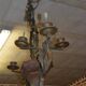 Wrought iron chandelier