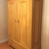 Louis Philippe fir-style wardrobe 2 closets 1 drawer