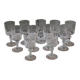 Set of 11 wine glasses Meisenthal XIXth