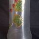 Vase rouleau Jugendstil en verre dépoli