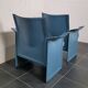 Korium armchairs in leather by Tito Agnoli for Matteo Grassi, 1970s
