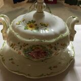 Moustiers earthenware soup tureen