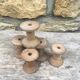 Batch of wooden wire coils