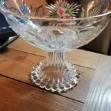Vintage glass fruit bowl