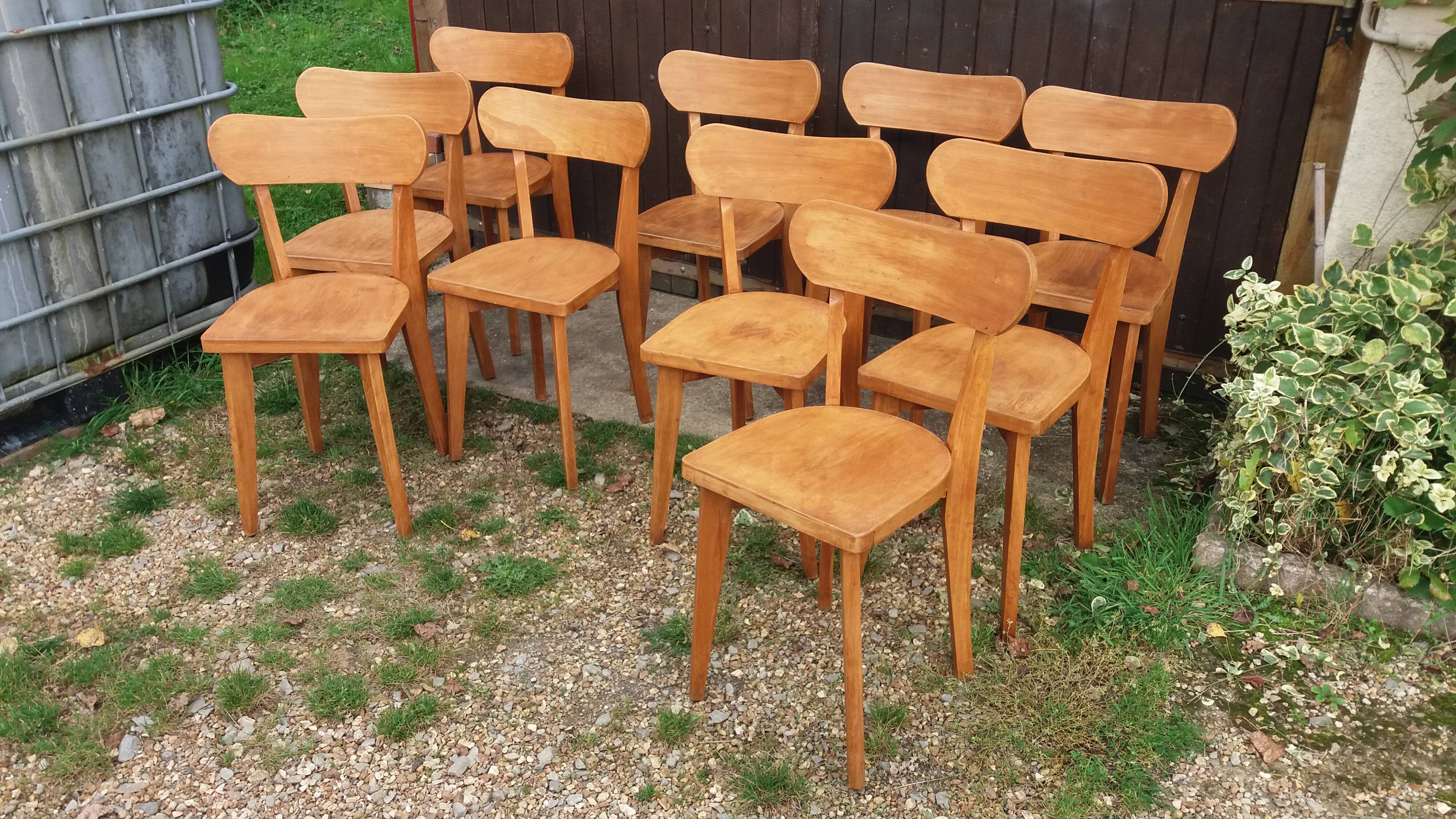 10 bistro chairs