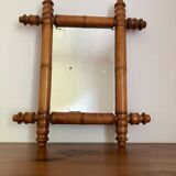 Bamboo mirror 38x33cm