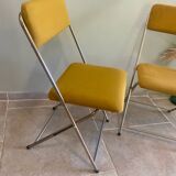 Pair of vintage folding chairs