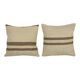 Set of 2 vintage kilim cushion covers 41x41 cm