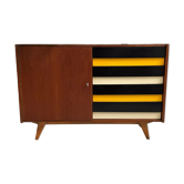Jiri Jiroutek Yellow sideboard model U458 by Interier Praha 1960s