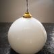 Sold opaline white globe