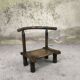 Petite chaise baoulé en bois