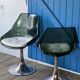 Paire de chaises pieds tulipe