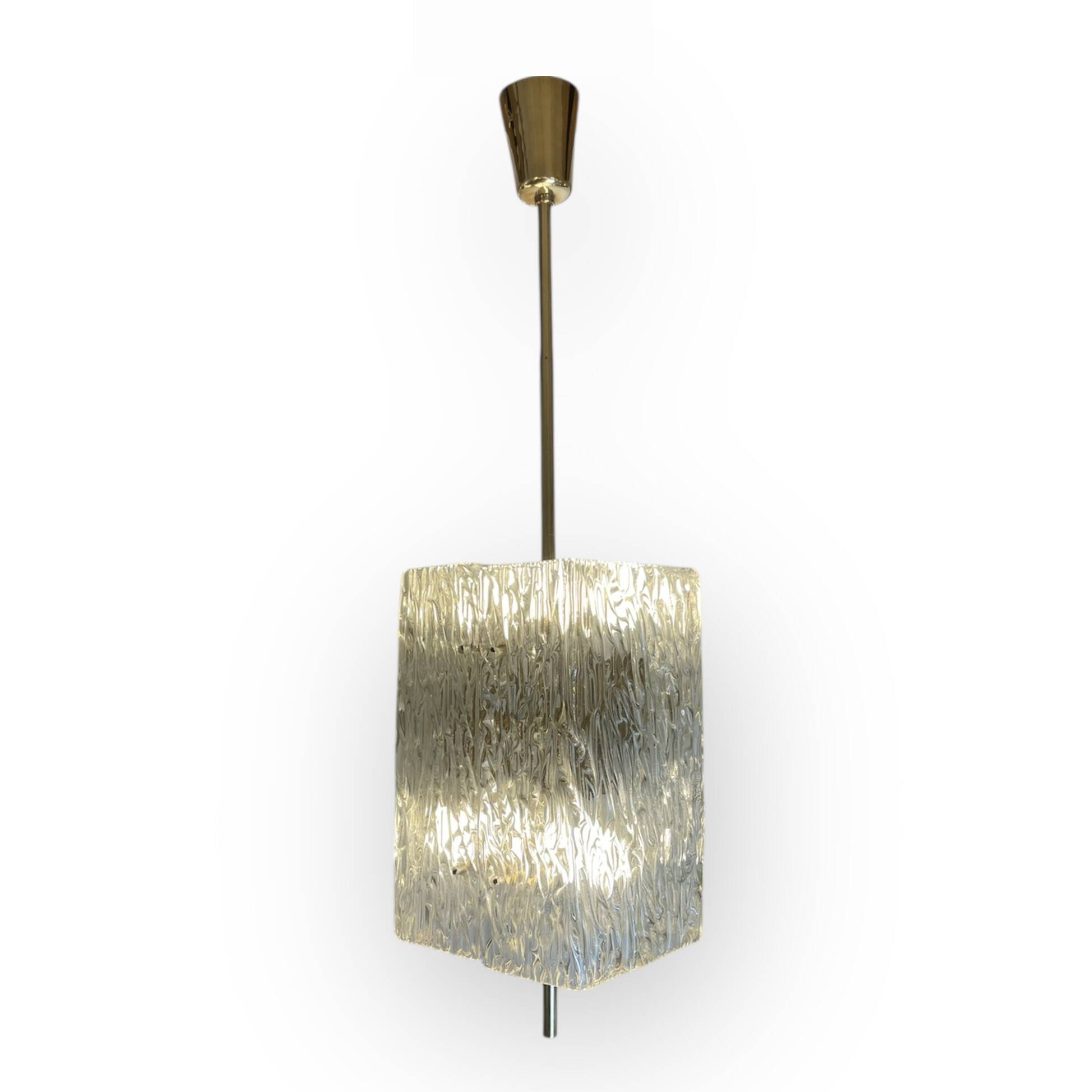 Mid-Century Pendant Lamp by J.T. Kalmar for Kalmar, 1950s