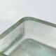Cendrier moderniste en pavé de verre style Lumax