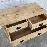 Petit meuble de métier format commode en pin 1940