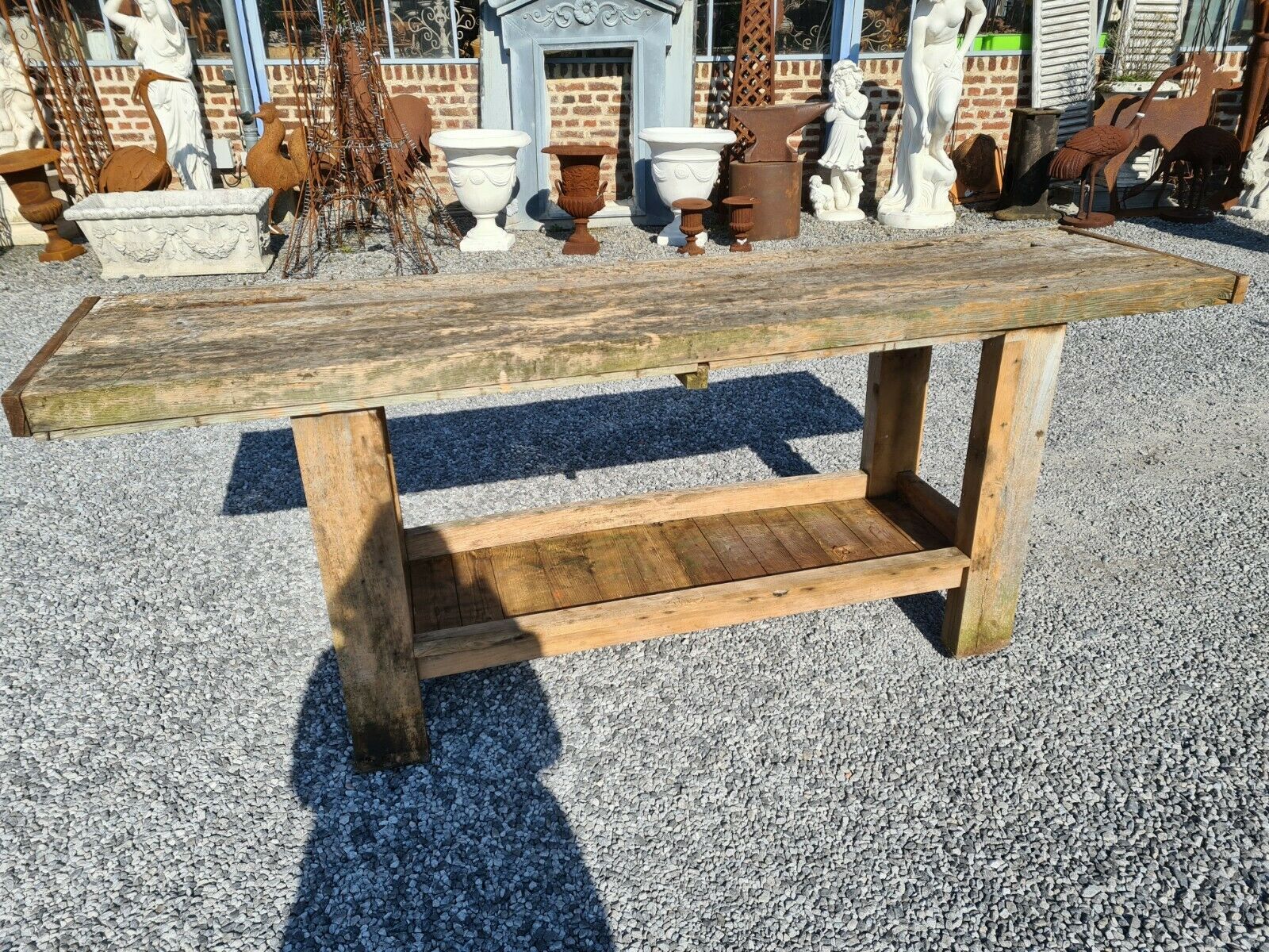 Wooden cabinetmaker's workbench