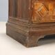 Commode ancienne baroque en noyer à 3 tiroirs, XVIIIe siècle