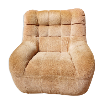 Vintage velvet armchair