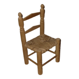 Chaise de poupée artisanale - vintage