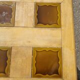 Table basse vintage pied compas